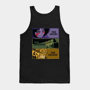 The angel, the assassin, the savage Tank Top